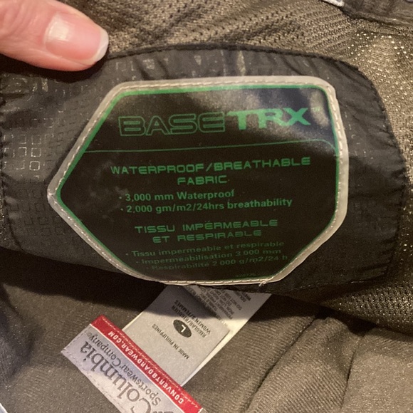 COLUMBIA L Convert Taupe Base TRX Snowboarding Pants - Picture 11 of 11